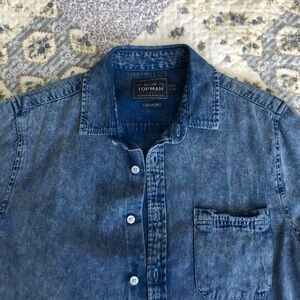 Topman jean shirt